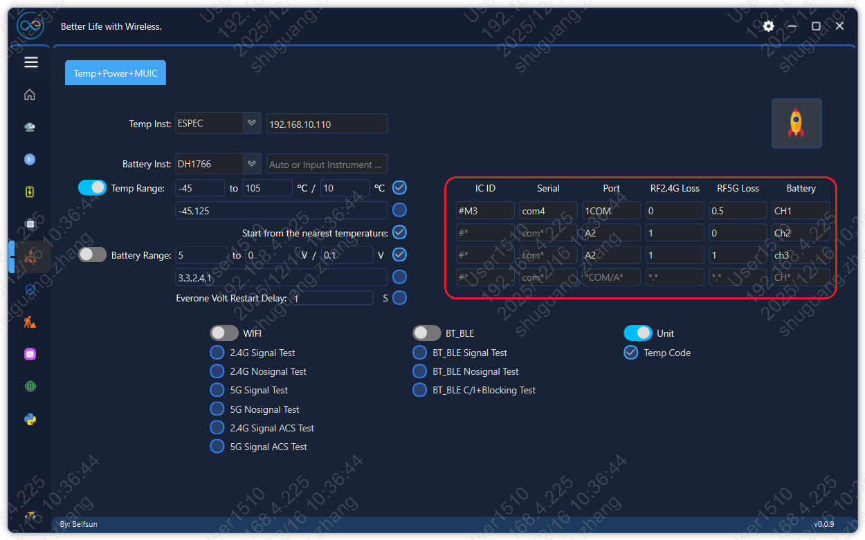 Temp multiboard